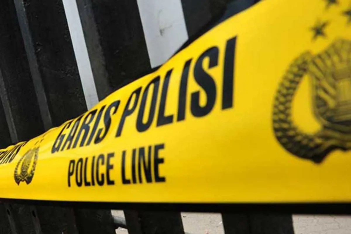 Ilustrasi garis polisi