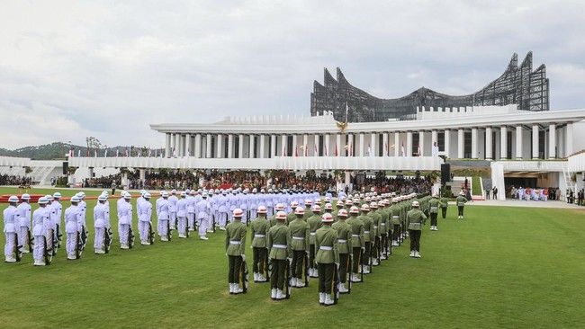 Upacara HUT ke-80 RI Digelar di Jakarta, DPR