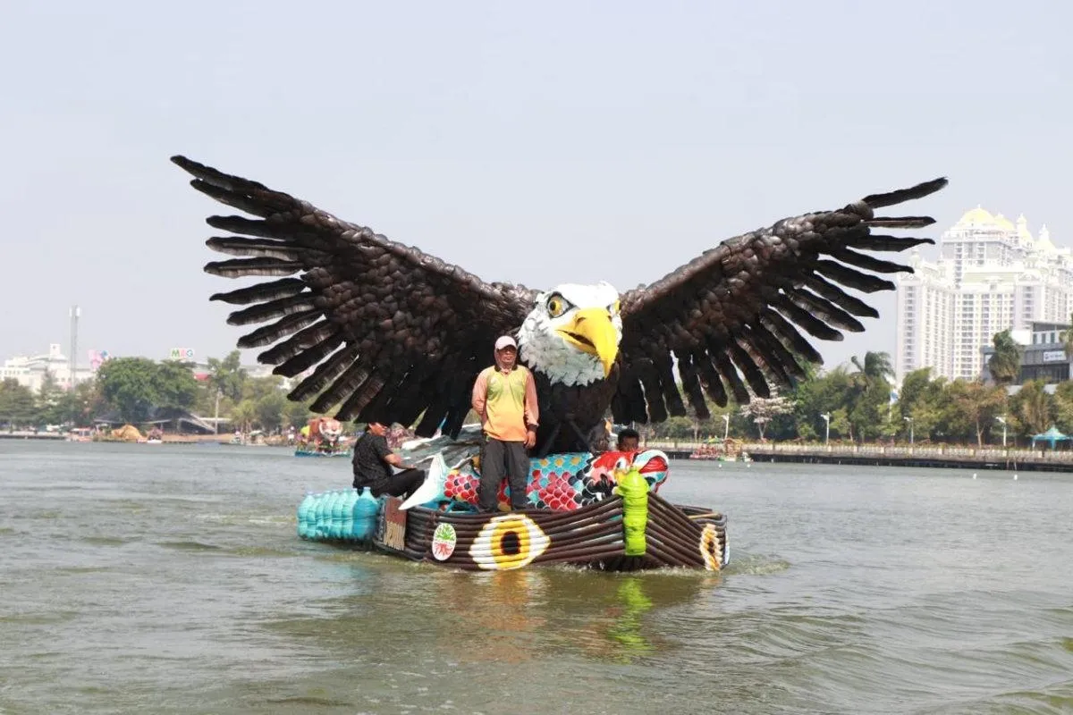 43 perahu dari botol plastik akan memeriahkan Festival Perahu Cinta Lingkungan (CiLung Fest) 2026 di Danau Sunter.