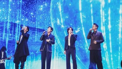 Reuni Dadakan F4 di Konser Mayday, Kompak Tampil dengan Outfit Serba Gelap dan Penuh Gaya